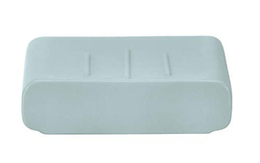 Kleine Wolke Cubic soap dish, stoneware, opal, dimensions approx. 85 x 29 mm on sale